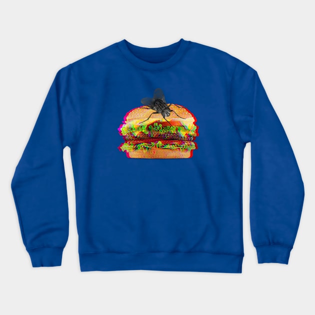 Mosca hamburger Crewneck Sweatshirt by SilentSpace